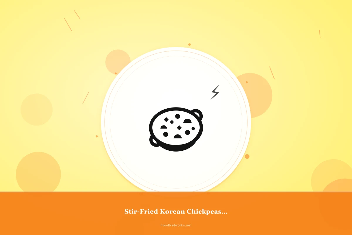 Why This Stir-Fried Korean Chickpeas (Gluten-Free) Recipe Works