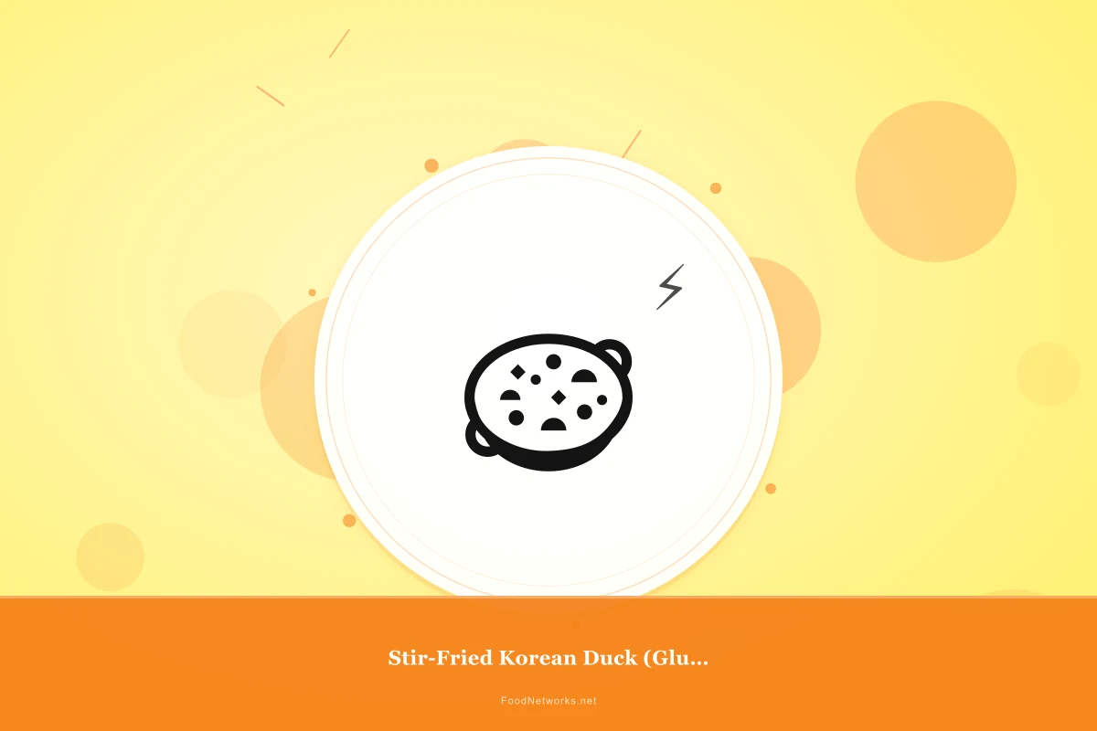 Why This Stir-Fried Korean Duck (Gluten-Free) Recipe Works