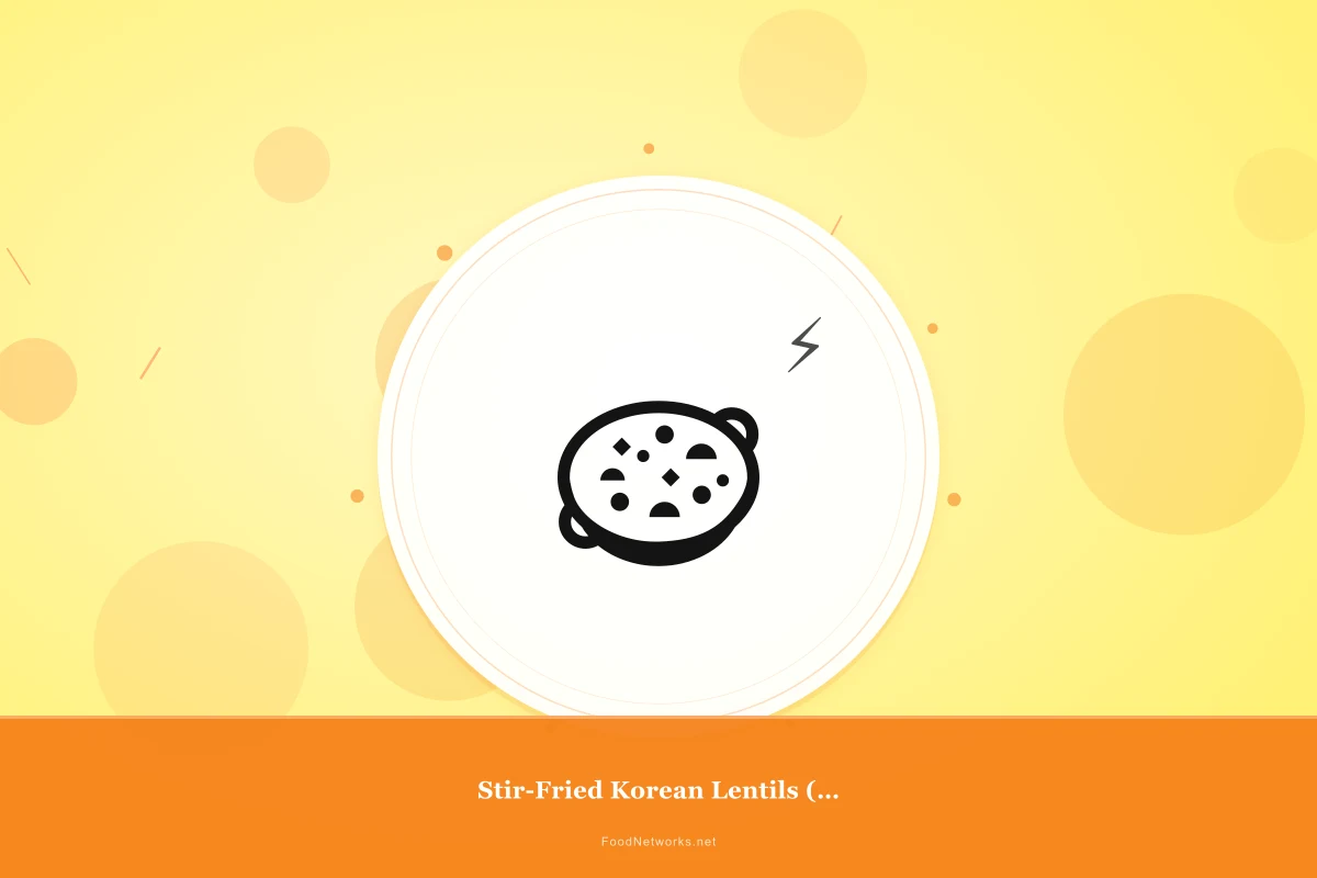 Why This Stir-Fried Korean Lentils (Gluten-Free) Recipe Works