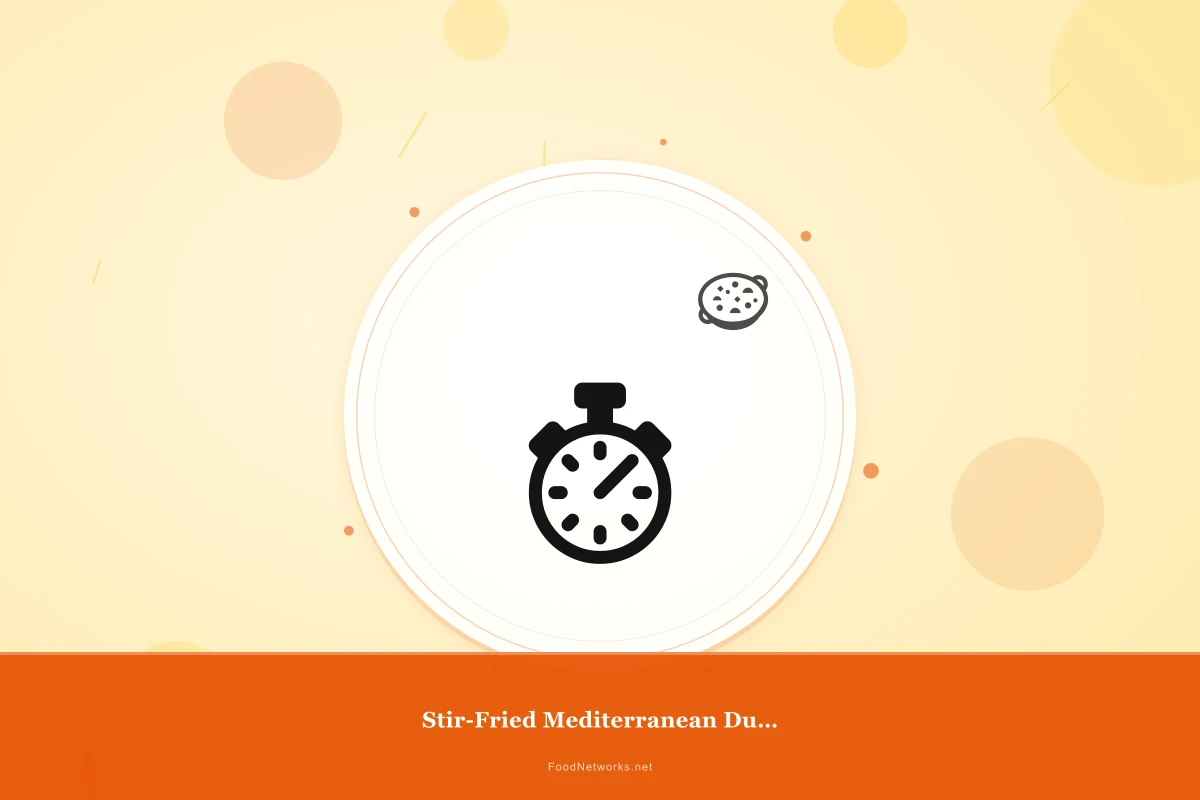 Why This Stir-Fried Mediterranean Duck (Gluten-Free) Recipe Works