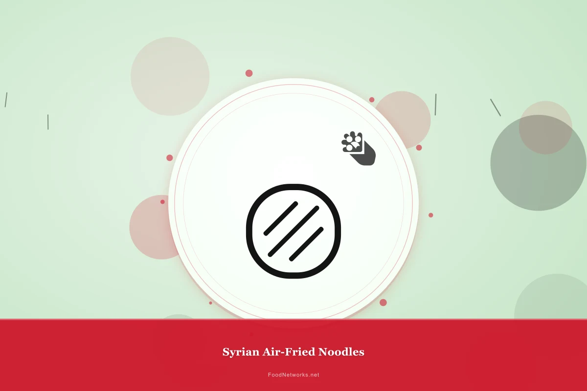 Why This Syrian Air-Fried Noodles Recipe Works