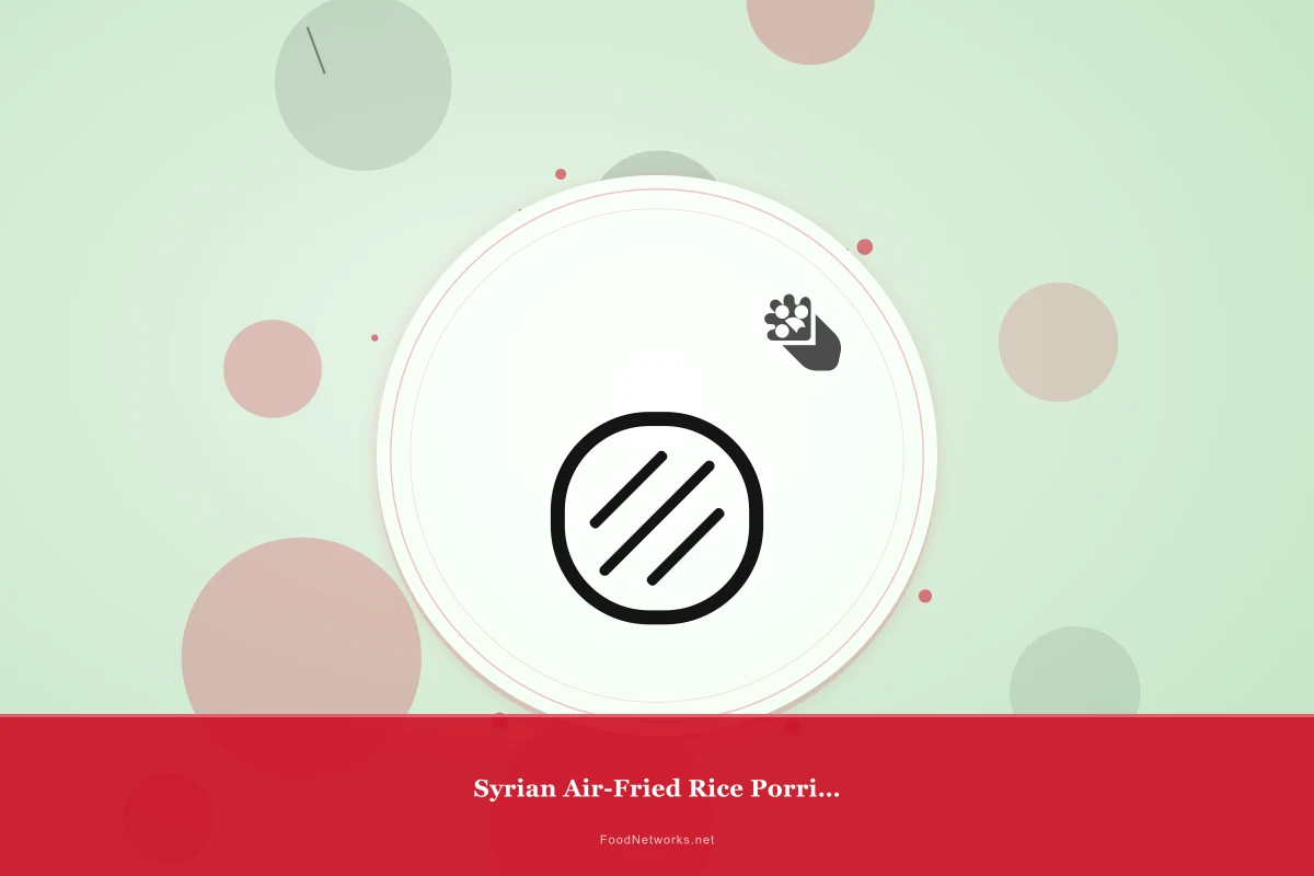 Why This Syrian Air-Fried Rice Porridge Recipe Works