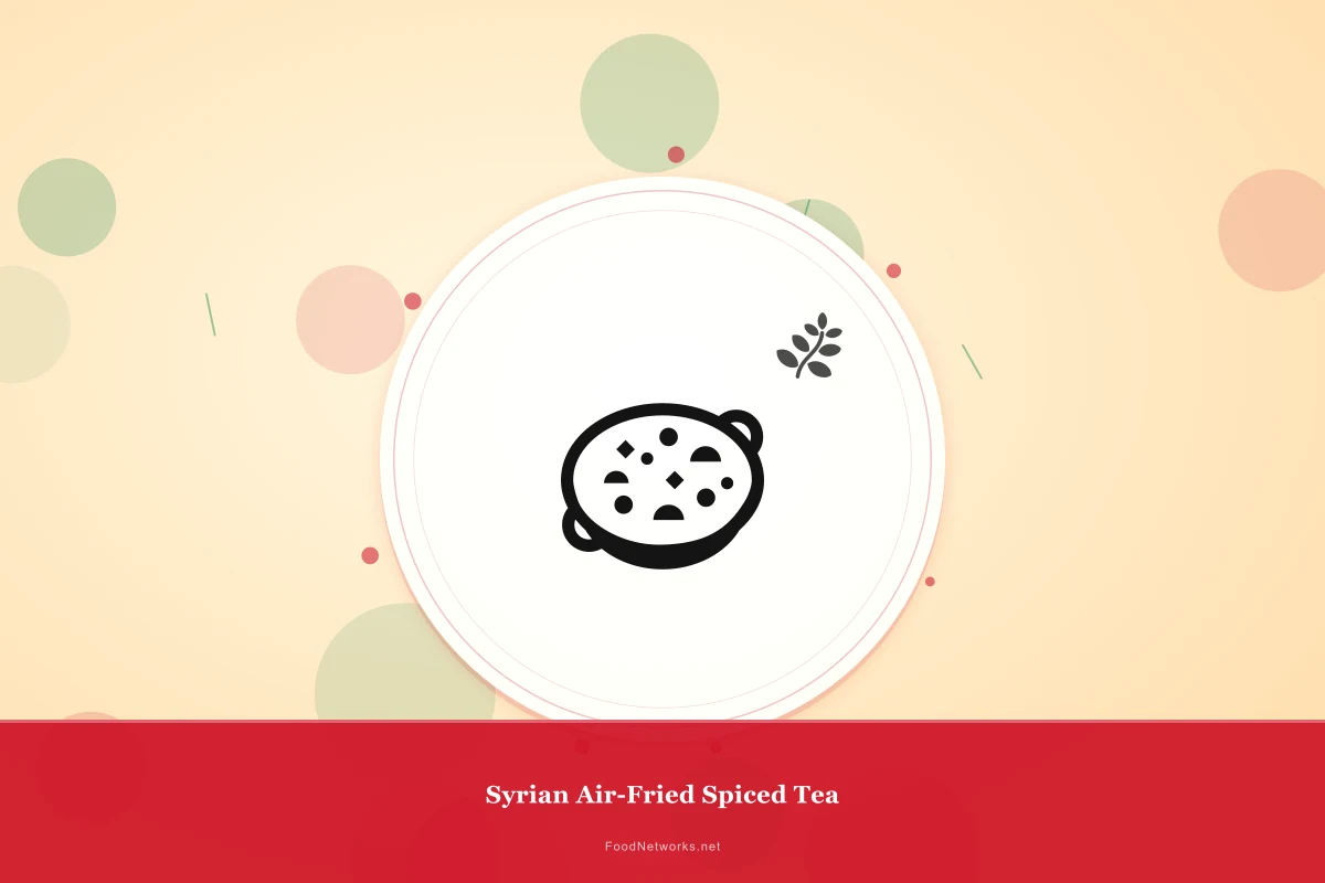 Why This Syrian Air-Fried Spiced Tea Recipe Works