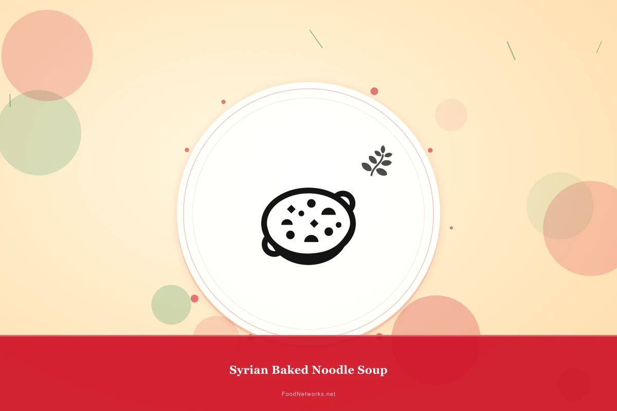 Why This Syrian Baked Noodle Soup Recipe Works
