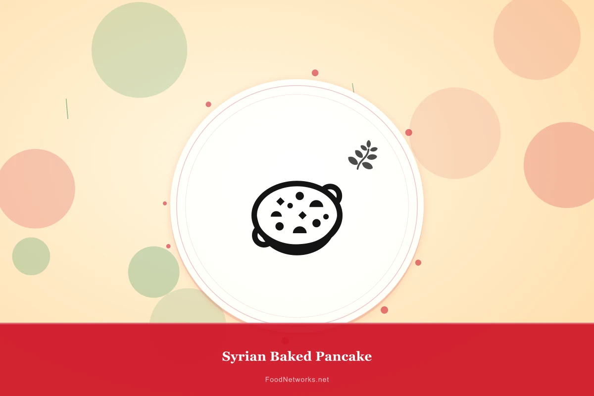 Why This Syrian Baked Pancake Recipe Works
