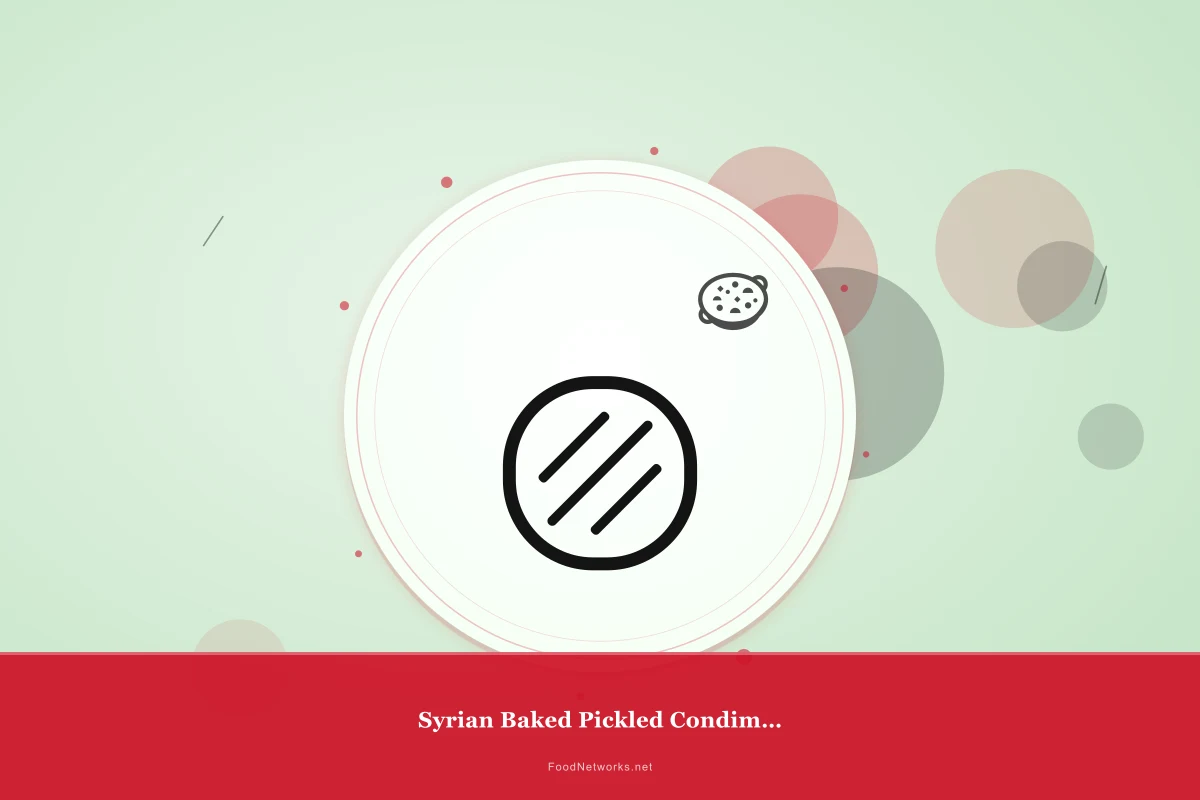 Why This Syrian Baked Pickled Condiment Recipe Works