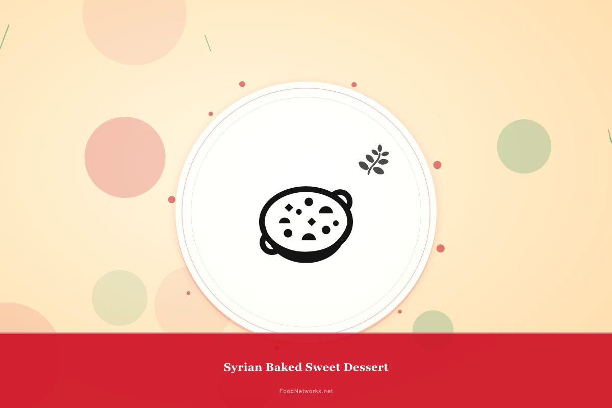 Why This Syrian Baked Sweet Dessert Recipe Works