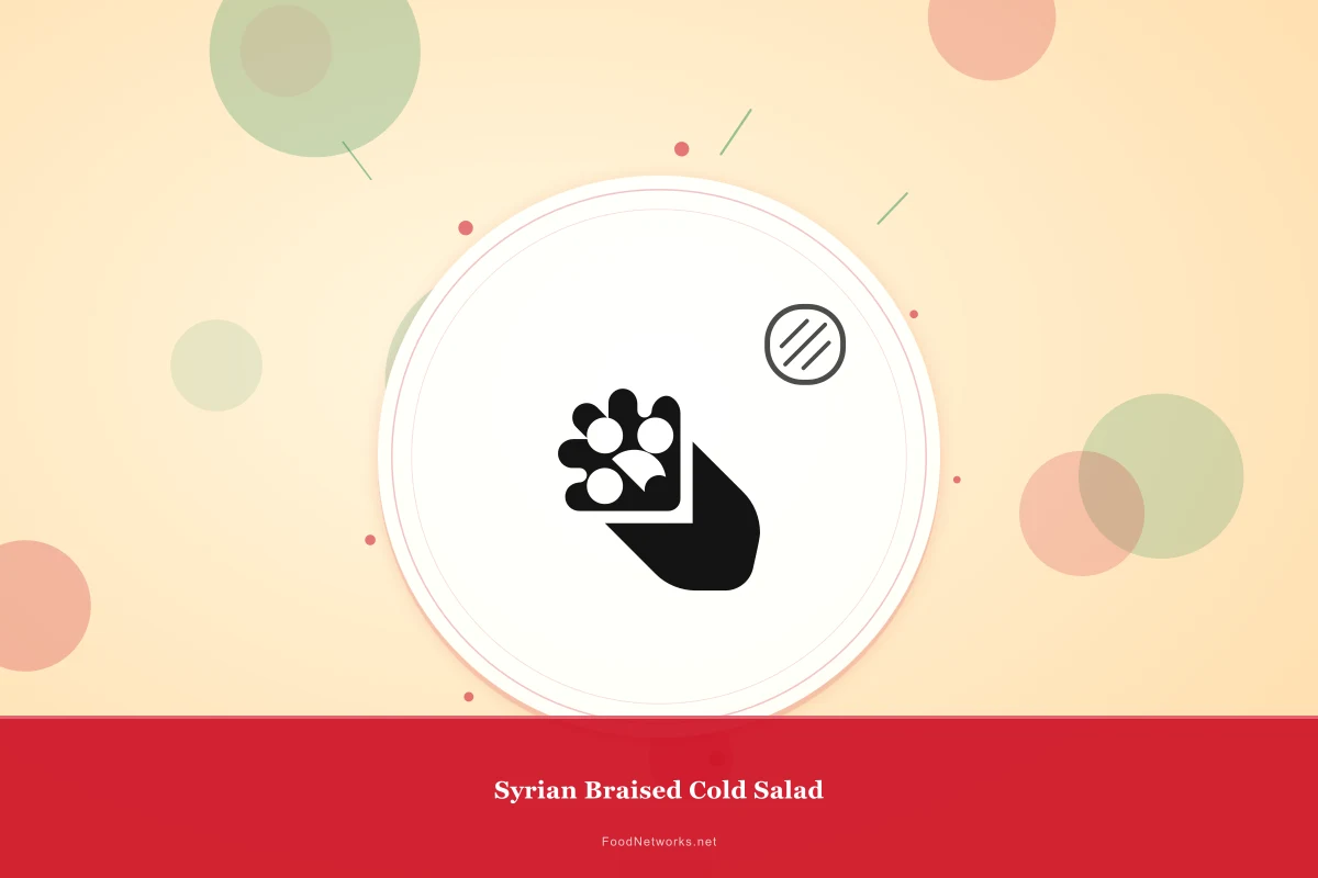 Why This Syrian Braised Cold Salad Recipe Works
