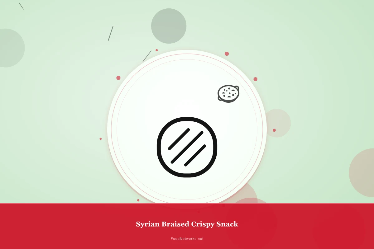 Why This Syrian Braised Crispy Snack Recipe Works