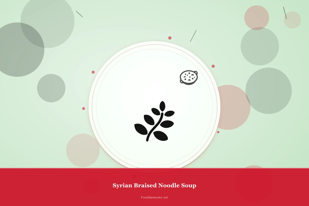 Why This Syrian Braised Noodle Soup Recipe Works