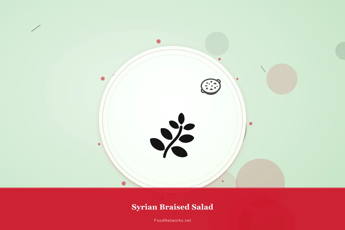 Why This Syrian Braised Salad Recipe Works