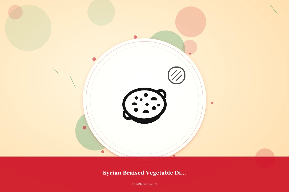 Why This Syrian Braised Vegetable Dish Recipe Works