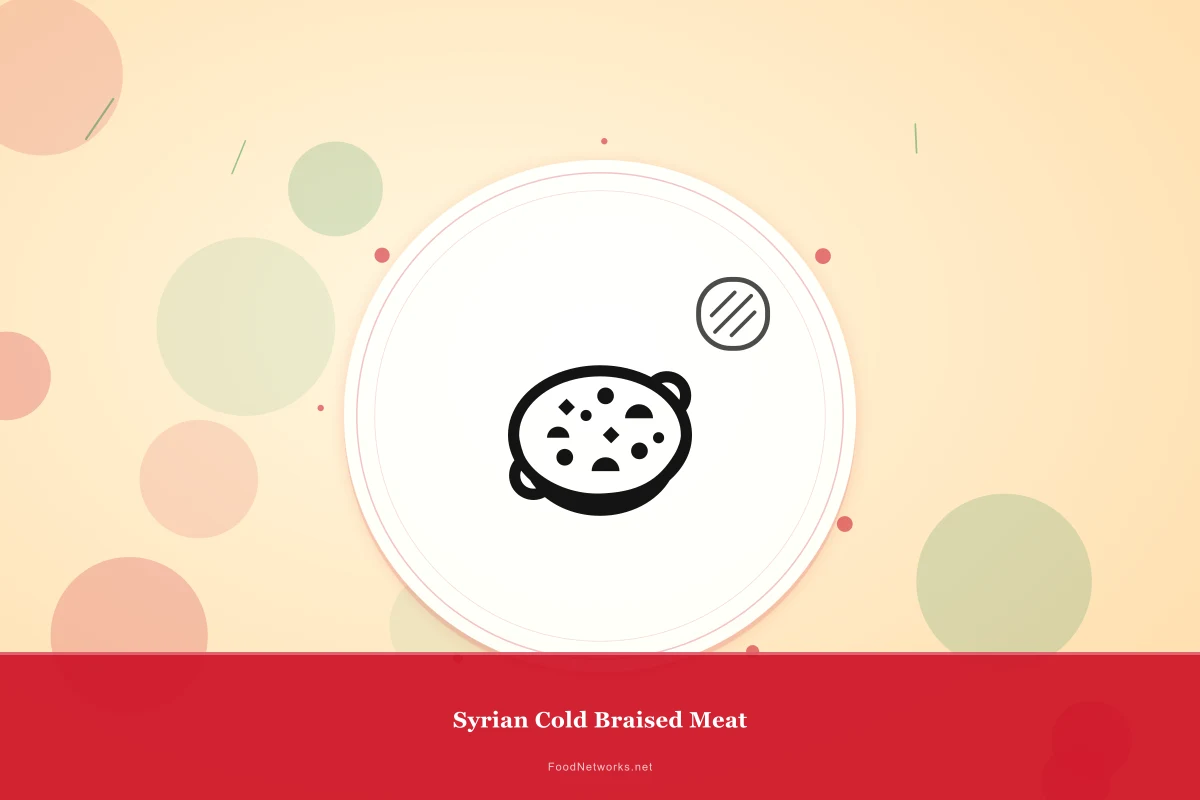 Why This Syrian Cold Braised Meat Recipe Works