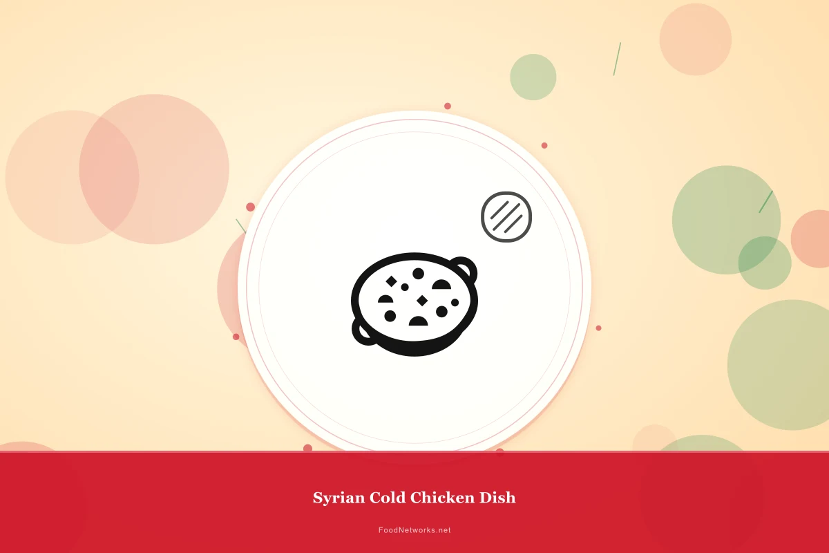 Why This Syrian Cold Chicken Dish Recipe Works
