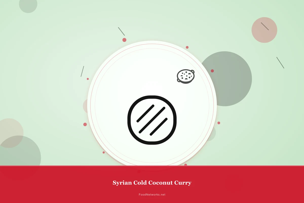 Why This Syrian Cold Coconut Curry Recipe Works