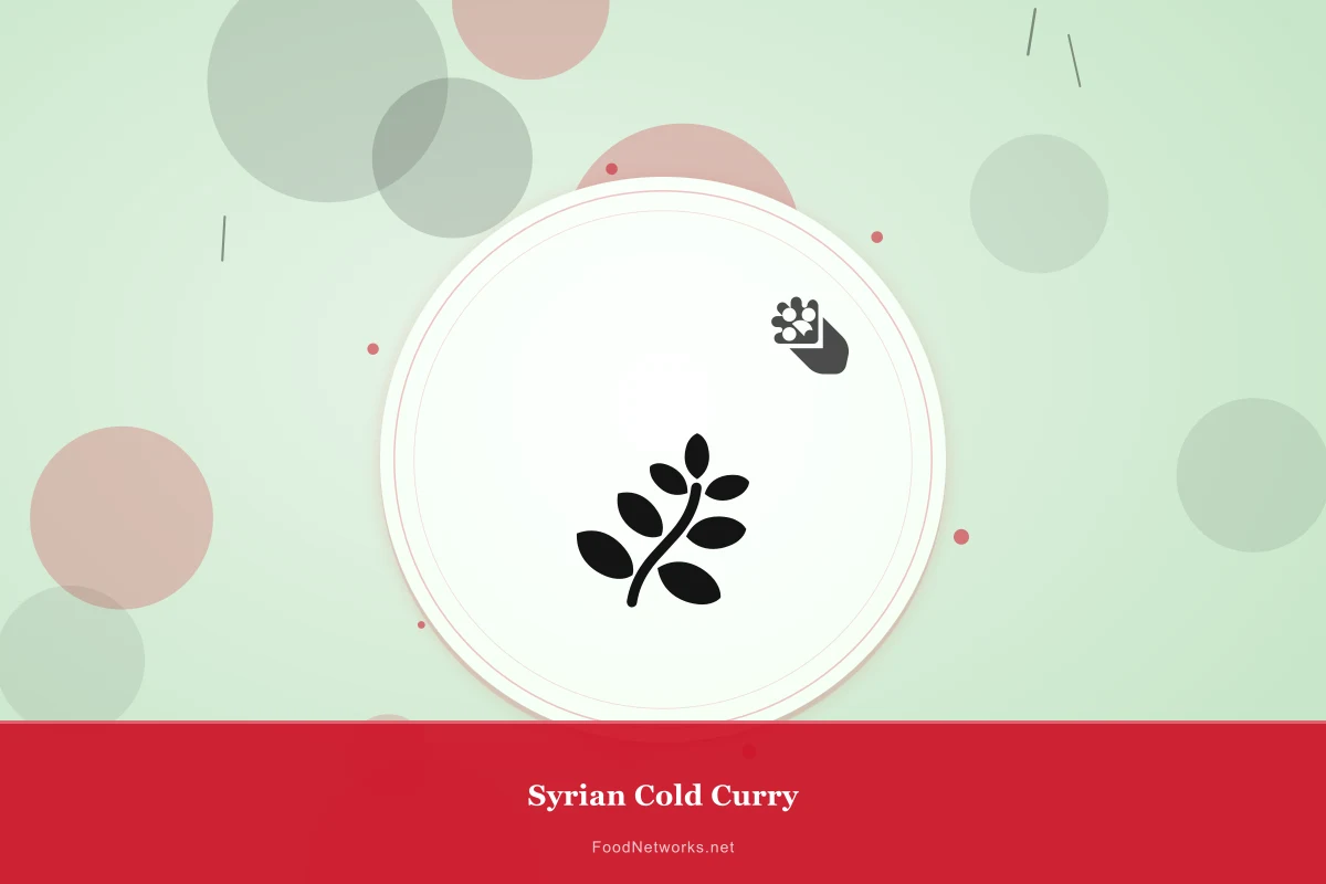 Why This Syrian Cold Curry Recipe Works