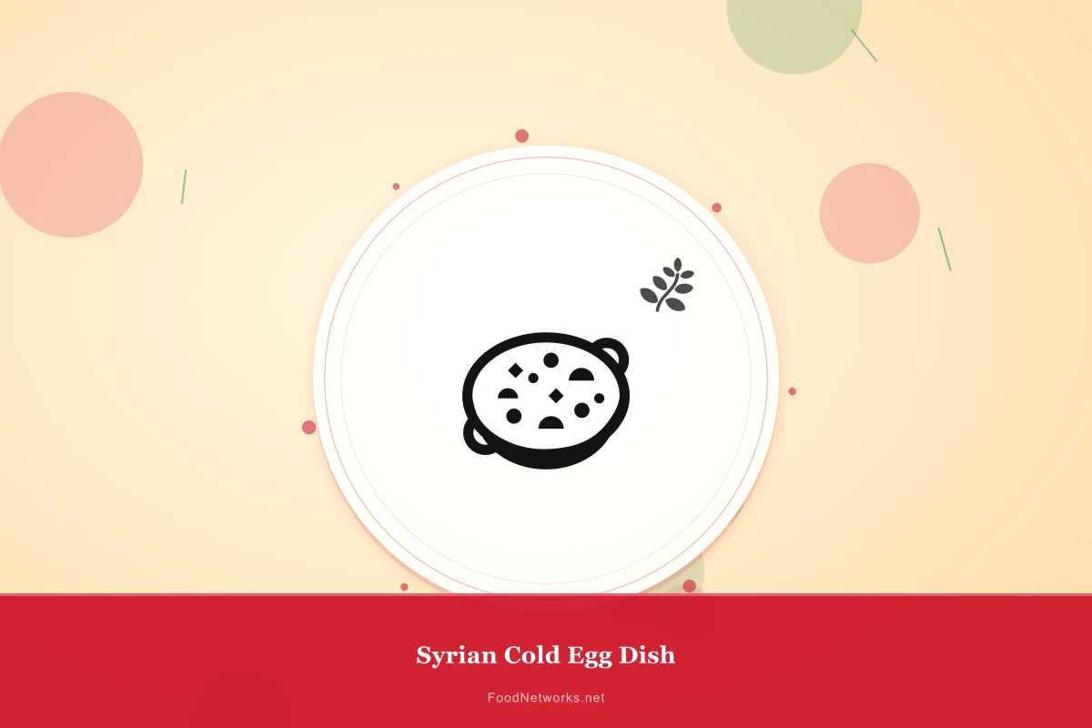 Why This Syrian Cold Egg Dish Recipe Works