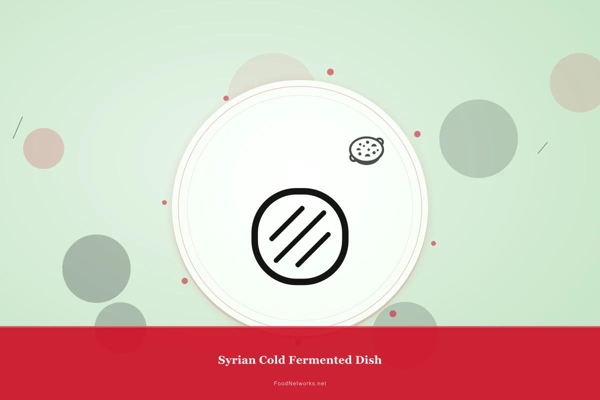 Why This Syrian Cold Fermented Dish Recipe Works