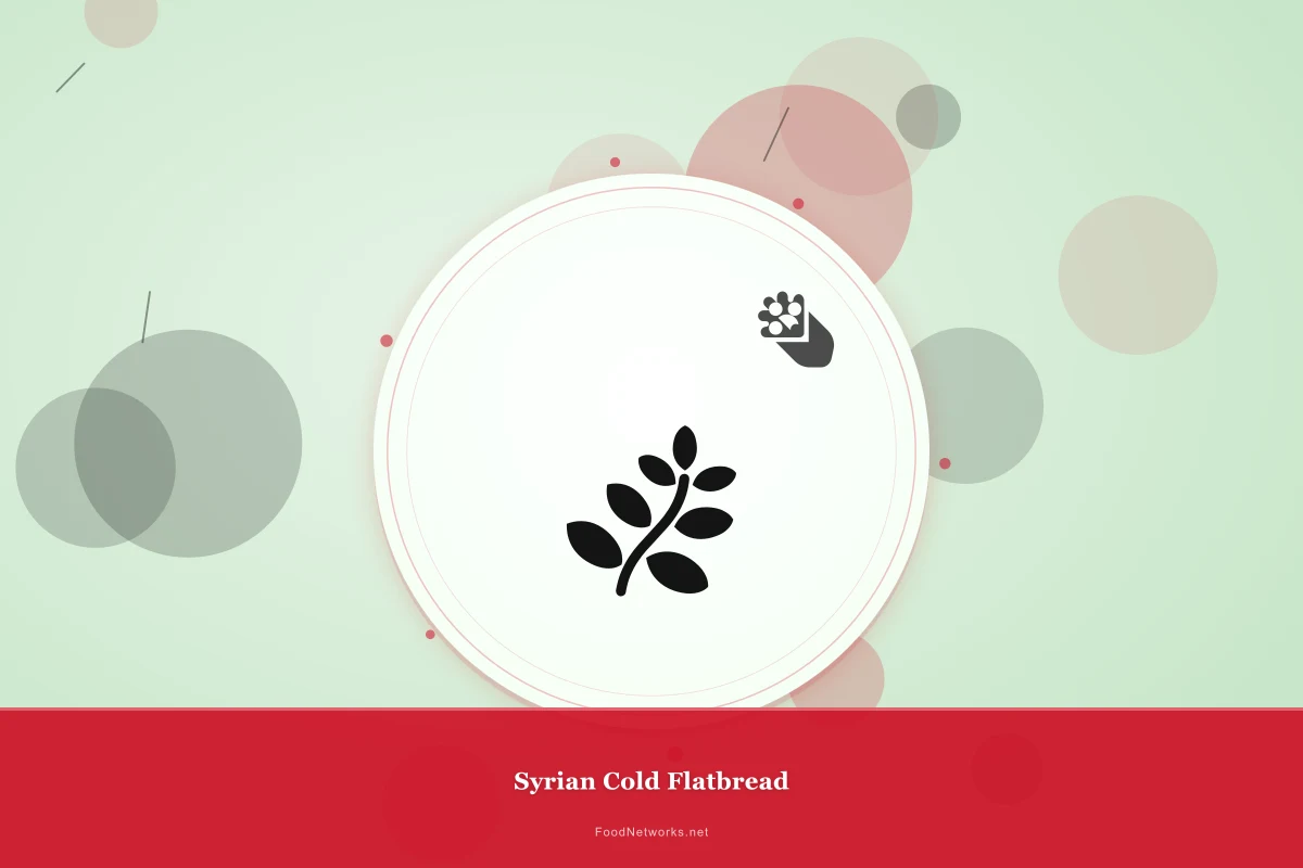 Why This Syrian Cold Flatbread Recipe Works