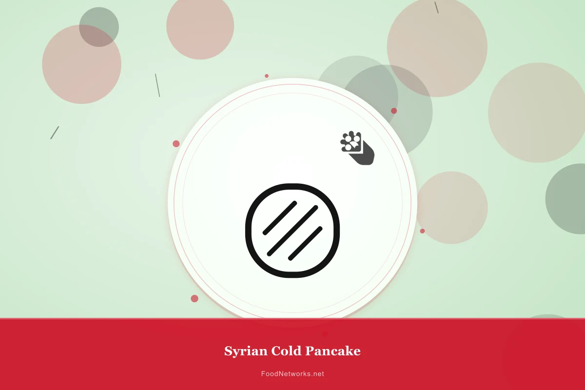 Why This Syrian Cold Pancake Recipe Works