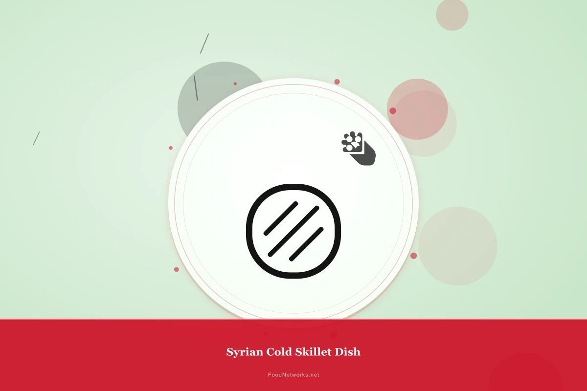 Why This Syrian Cold Skillet Dish Recipe Works