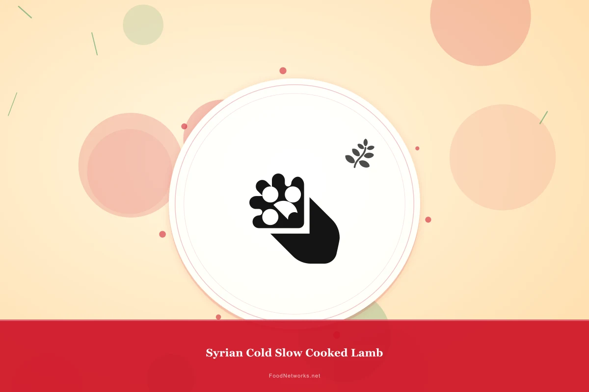 Why This Syrian Cold Slow Cooked Lamb Recipe Works