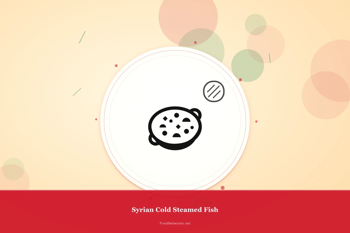 Why This Syrian Cold Steamed Fish Recipe Works