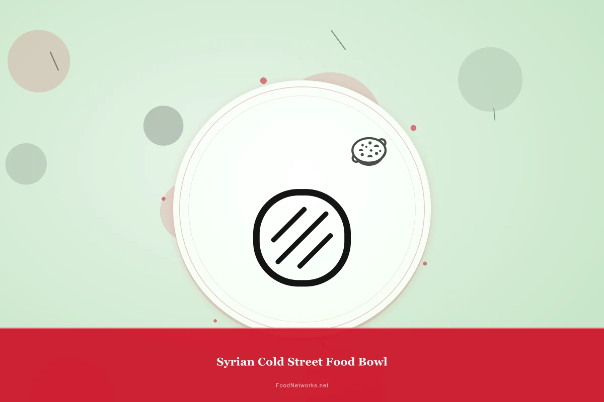 Why This Syrian Cold Street Food Bowl Recipe Works