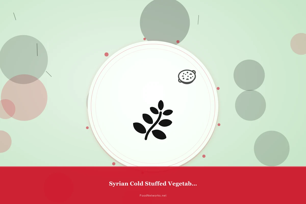 Why This Syrian Cold Stuffed Vegetable Recipe Works