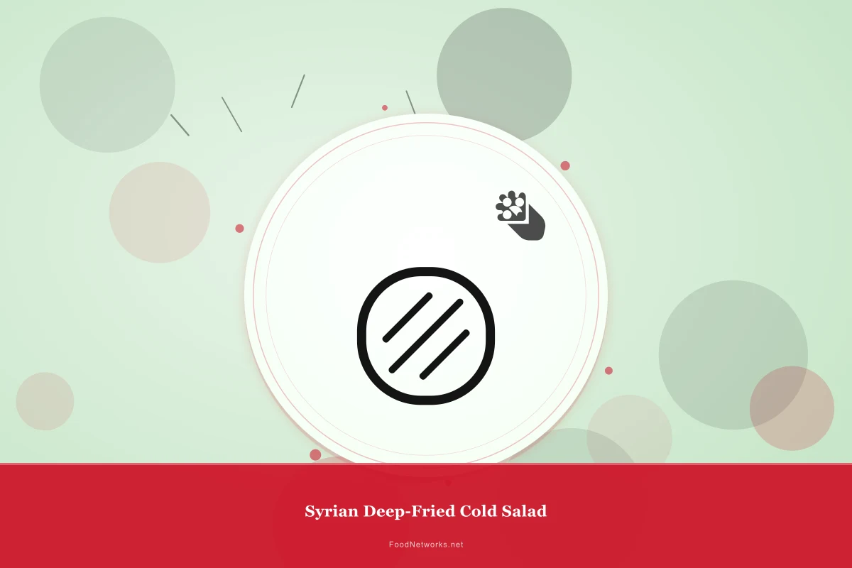 Why This Syrian Deep-Fried Cold Salad Recipe Works
