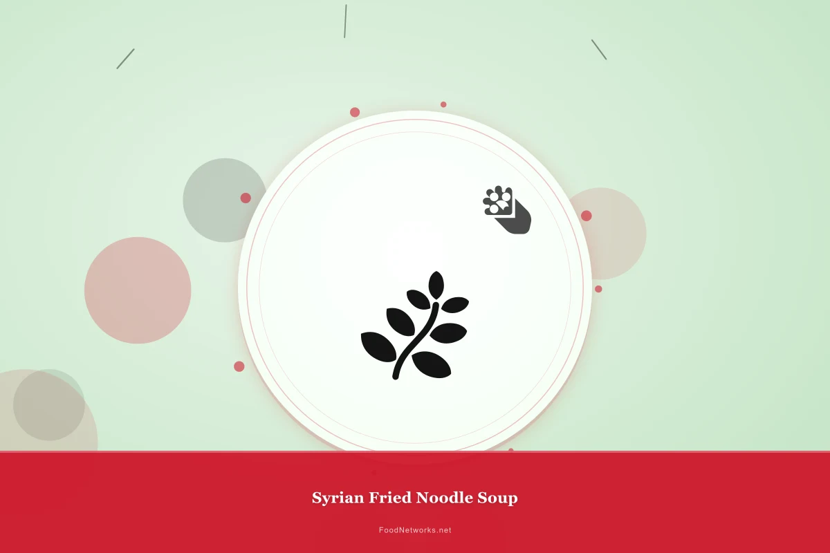 Why This Syrian Fried Noodle Soup Recipe Works