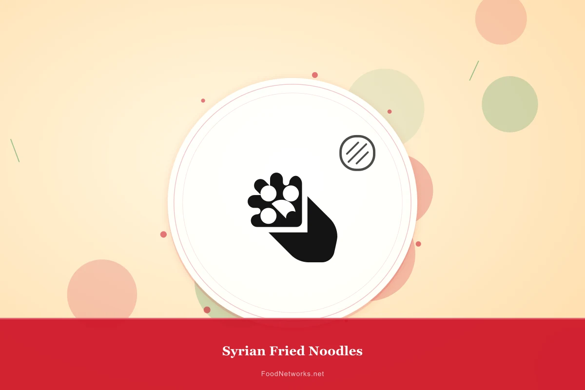 Why This Syrian Fried Noodles Recipe Works