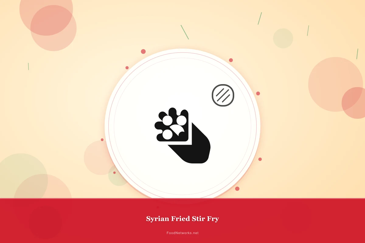 Why This Syrian Fried Stir Fry Recipe Works