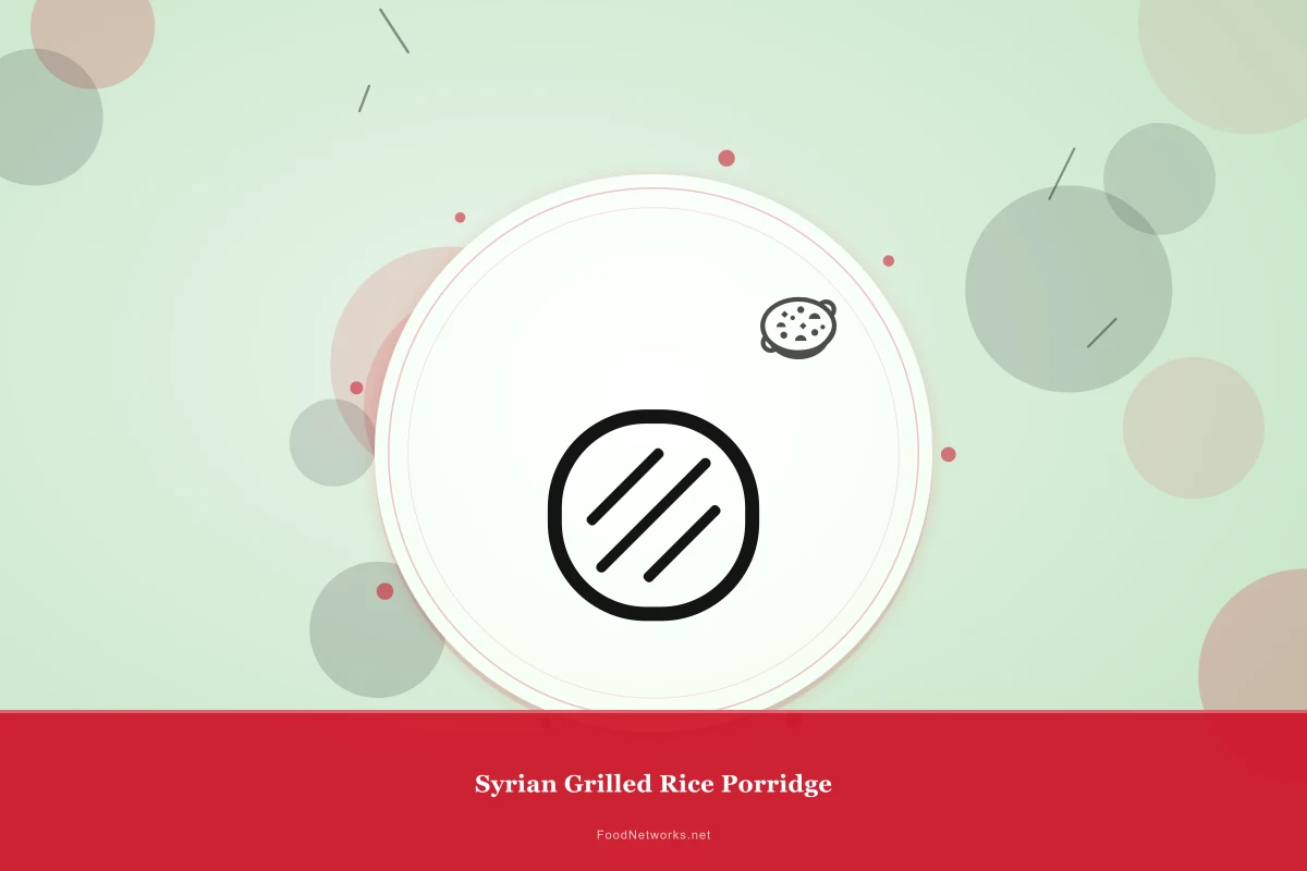 Why This Syrian Grilled Rice Porridge Recipe Works